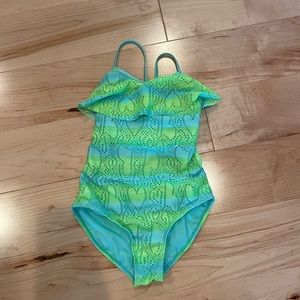 Girls Ocean Pacific one piece bathing suit